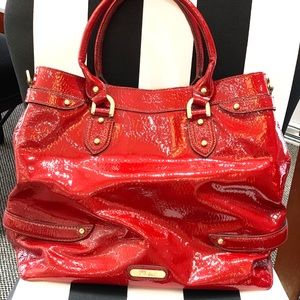 Cole Haan Red Patent Leather Bag